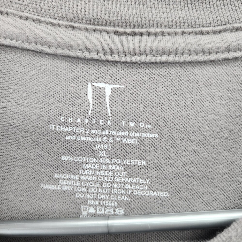 IT Chapter 2 Shirt Mens XL Long Sleeve Gray - Picture 3 of 6